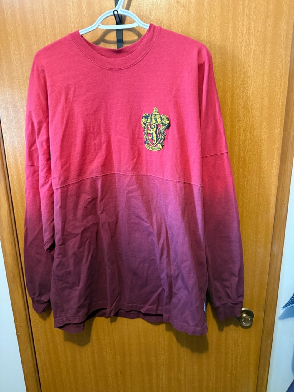 Gryffindor Red Ombre Long-Sleeve Shirt